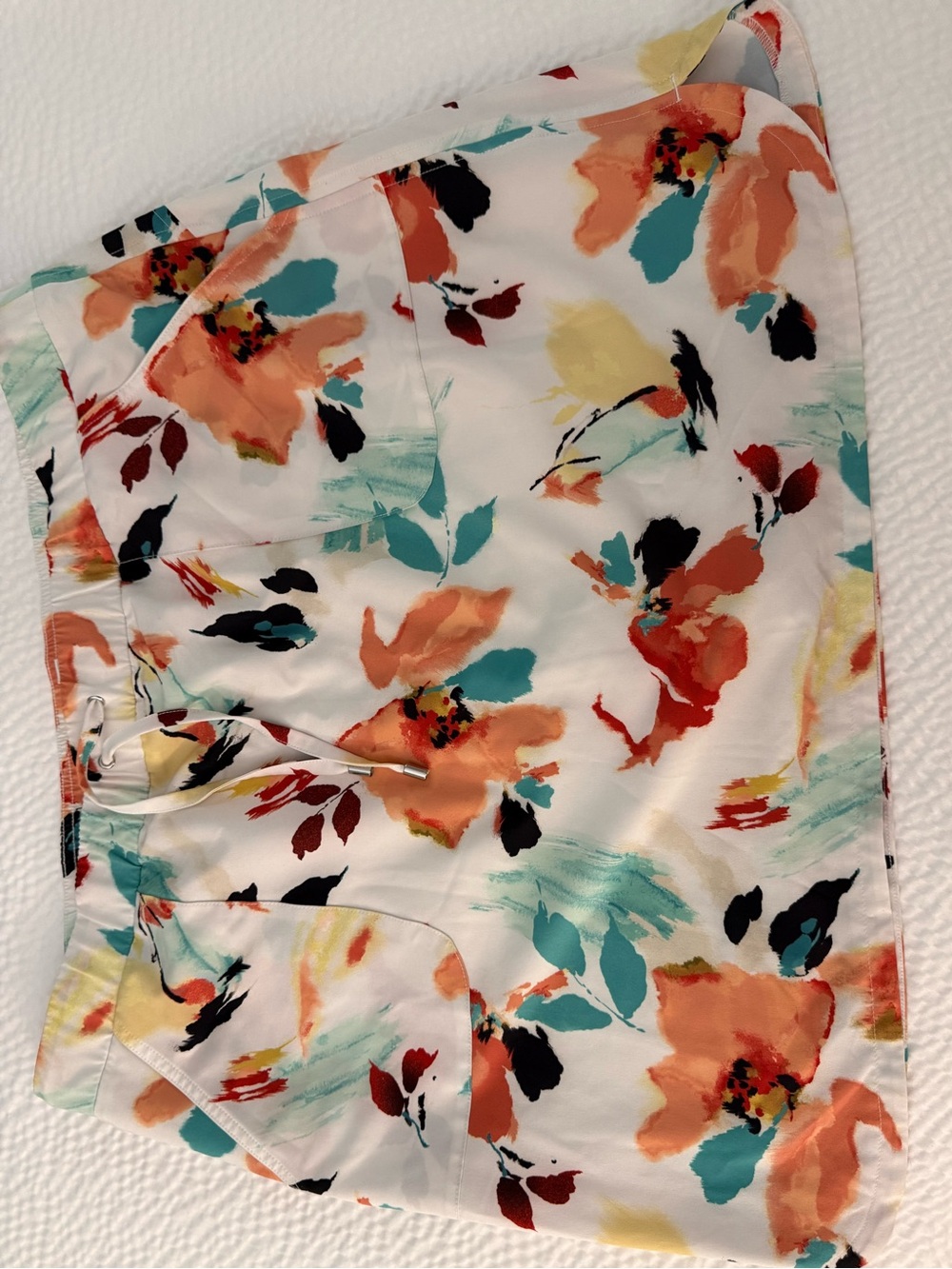 Chico’s Floral Drawstring Skort – Size 3 / US 16